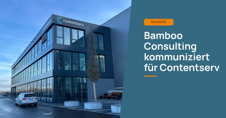 Bamboo Consulting kommuniziert für Contentserv